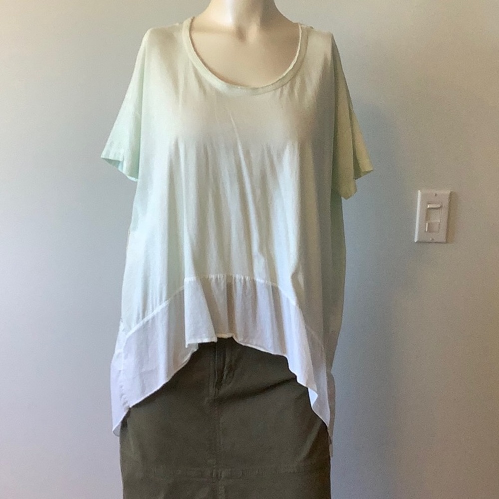 10 Days unique Tshirt - light blue cotton - see details - fits L/XL